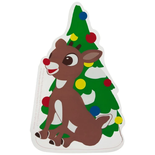 Northlight 8" Rudolph And Christmas Tree Double Sided Gel Window Cling Decoration 3 Northlight 8" Rudolph And Christmas Tree Double Sided Gel Window Cling Decoration