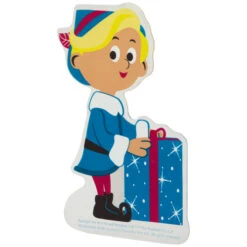 Northlight 7" Hermey With Christmas Present Double Sided Gel Window Cling Decoration -Northlight Christmas northlight pw2042501b 003 84391.1687874894