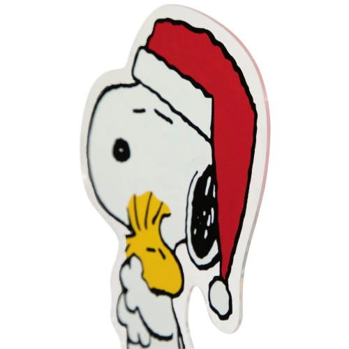 Northlight Peanuts Snoopy Hugs Woodstock Double Sided Christmas Window Cling Decoration - 7" 5 Northlight Peanuts Snoopy Hugs Woodstock Double Sided Christmas Window Cling Decoration - 7" - Image 3