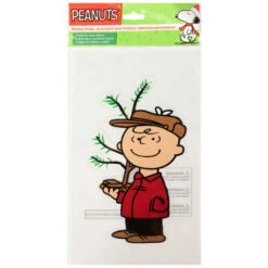 Northlight Peanuts Charlie Brown With Iconic Tree Double Sided Christmas Window Cling Decoration -Northlight Christmas northlight pw2049326 01 57083.1687789248