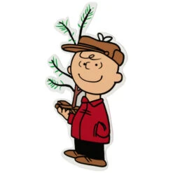 Northlight Peanuts Charlie Brown With Iconic Tree Double Sided Christmas Window Cling Decoration -Northlight Christmas northlight pw2049326 03 06598.1687789248