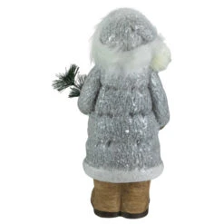 Northlight Ceramic Santa Holding Pine Sprig Christmas Figure - 18" -Northlight Christmas northlight q592796 4 21290.1643415253