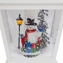 Northlight LED Lighted Musical Snowman Christmas Street Lamp Decoration - 17.75" -Northlight Christmas northlight r64859 4 07964.1670057681
