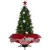 Northlight 6' Green And Red Musical Lighted Snowing Artificial Christmas Tree, White LED Lights -Northlight Christmas northlight r92477 1 49312.1668673743