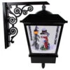 Northlight 17.75" Lighted And Musical Wall Mounted Snowing Christmas Street Lamp -Northlight Christmas northlight r93941 5 08541.1667549887