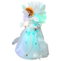 Northlight Color-changing Fiber Optic Angel With Rose Christmas Tree Topper - 12" - White 11 Northlight Color-changing Fiber Optic Angel With Rose Christmas Tree Topper - 12" - White -Northlight Christmas northlight rp97052 02 2 95378.1727404100