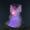 Northlight Color-changing Fiber Optic Angel With Rose Christmas Tree Topper - 12" - White -Northlight Christmas northlight rp97052 styled 92222.1727404098