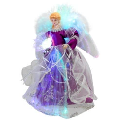 Northlight Lighted Fiber Optic Color Changing Christmas Tree Topper - 12" - Purple -Northlight Christmas northlight rp97056 02 2 44786.1727404102