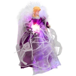 Northlight Lighted Fiber Optic Color Changing Christmas Tree Topper - 12" - Purple -Northlight Christmas northlight rp97056 03 2 30738.1727404102