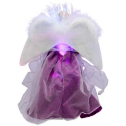 Northlight Lighted Fiber Optic Color Changing Christmas Tree Topper - 12" - Purple -Northlight Christmas northlight rp97056 04 59312.1727404102