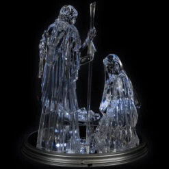 Northlight LED Lighted Acrylic Holy Family Nativity Scene On Mirror Christmas Decoration - 17" -Northlight Christmas northlight rp97064 on20black 02 75655.1727490626