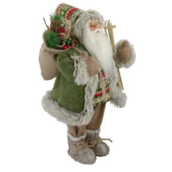 Northlight 18"Standing Santa Christmas Figure Carrying Skis And Presents -Northlight Christmas northlight sa88366 1 44298.1600996803