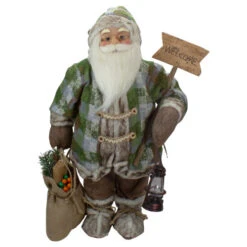 Northlight Standing Welcome Santa Christmas Figure - 24"