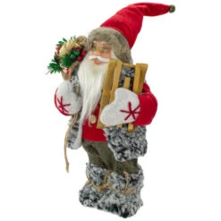 Northlight Santa Claus With Presents And Sled Standing Christmas Figure - 12" -Northlight Christmas northlight sa91106 3 49929.1611893448