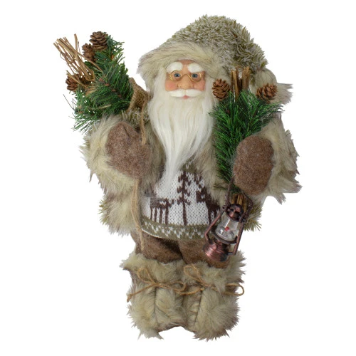 Northlight Mountain Santa Standing Christmas Figure - 12" 3 Northlight Mountain Santa Standing Christmas Figure - 12"