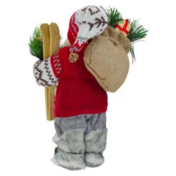 Northlight Standing Nordic Santa With Skis Christmas Figure - 12" -Northlight Christmas northlight sa91116 2 45053.1611374215