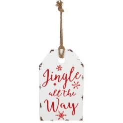 Northlight "Jingle All The Way" Metal Christmas Wall Sign - 12"
