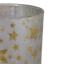 Northlight 5" Matte Silver And Gold Stars And Snowflakes Flameless Glass Candle Holder 10 Northlight 5" Matte Silver And Gold Stars And Snowflakes Flameless Glass Candle Holder -Northlight Christmas northlight se90060 2 59132.1604023642