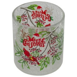 Northlight 8" Hand Painted Christmas Cardinal And Pine Flameless Glass Christmas Candle Holder 10 Northlight 8" Hand Painted Christmas Cardinal And Pine Flameless Glass Christmas Candle Holder -Northlight Christmas northlight se91534 2 51259.1605147742