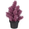 Northlight Potted Metallic Glitter Artificial Pine Christmas Tree - 8.5" - Pink - Unlit -Northlight Christmas northlight sf89179 1 sample 20699.1601688796