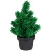 Northlight Potted Glittered Artificial Pine Christmas Tree - 8.5" - Green - Unlit -Northlight Christmas northlight sf89180 1 sample 89148.1601169974