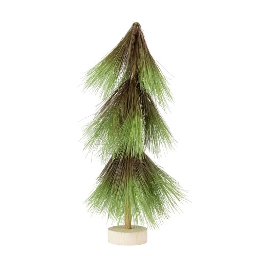Northlight Pine Needle Tree Christmas Decoration - 20.5" - Green And Brown 3 Northlight Pine Needle Tree Christmas Decoration - 20.5" - Green And Brown