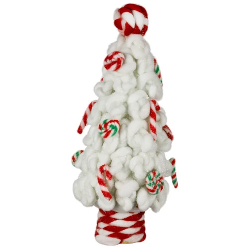 Northlight Plush Tree With Peppermint And Candy Canes Christmas Decoration - 16.5" 5 Northlight Plush Tree With Peppermint And Candy Canes Christmas Decoration - 16.5" - Image 3
