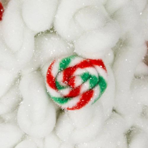 Northlight Plush Tree With Peppermint And Candy Canes Christmas Decoration - 16.5" 7 Northlight Plush Tree With Peppermint And Candy Canes Christmas Decoration - 16.5" - Image 5