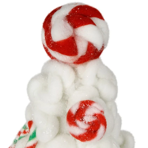 Northlight Plush Tree With Peppermint And Candy Canes Christmas Decoration - 16.5" 9 Northlight Plush Tree With Peppermint And Candy Canes Christmas Decoration - 16.5" - Image 7