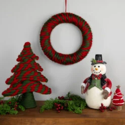 Northlight Twisted Yarn Plush Christmas Tree Decoration - 15.25" -Northlight Christmas northlight sh960942c20sh96095 styled 01 35092.1720742954