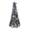 Northlight 6' Pre-Lit Purple And Silver Pre-Decorated Pop-Up Artificial Christmas Tree, Clear Lights 1 Northlight 6' Pre-Lit Purple And Silver Pre-Decorated Pop-Up Artificial Christmas Tree, Clear Lights -Northlight Christmas northlight sm15302 51890.1665610744