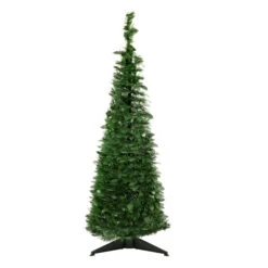 Northlight 4' Green Tinsel Pop-Up Artificial Christmas Tree, Unlit