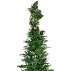 Northlight 4' Pre-Lit Green Tinsel Pop-Up Artificial Christmas Tree, Clear Lights 13 Northlight 4' Pre-Lit Green Tinsel Pop-Up Artificial Christmas Tree, Clear Lights -Northlight Christmas northlight sm92148 3 57898.1647998797
