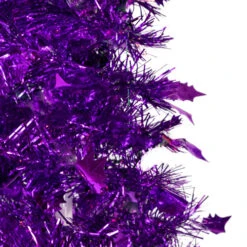Northlight 4' Purple Tinsel Pop-Up Artificial Christmas Tree, Unlit -Northlight Christmas northlight sm92151 2 73039.1647998799