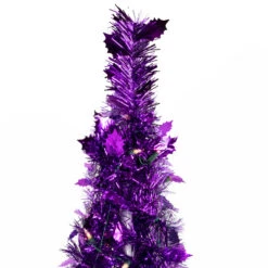 Northlight 4' Pre-Lit Purple Tinsel Pop-Up Artificial Christmas Tree, Clear Lights 13 Northlight 4' Pre-Lit Purple Tinsel Pop-Up Artificial Christmas Tree, Clear Lights -Northlight Christmas northlight sm92152 3 55652.1647998800