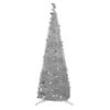 Northlight 6' Silver Tinsel Pop-Up Artificial Christmas Tree, Unlit 2 Northlight 6' Silver Tinsel Pop-Up Artificial Christmas Tree, Unlit -Northlight Christmas northlight sm92168 1 70804.1643934157
