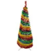 Northlight 4' Pre-Lit Rainbow Tinsel Pop-Up Artificial Christmas Tree, Clear Lights 2 Northlight 4' Pre-Lit Rainbow Tinsel Pop-Up Artificial Christmas Tree, Clear Lights -Northlight Christmas northlight sm92175 1 16065.1645663578