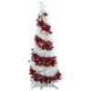 Northlight 4' Pre-Lit Candy Cane Pop-Up Artificial Christmas Tree, Clear Lights -Northlight Christmas northlight sm92177 1 82798.1665610750