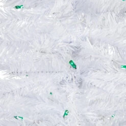 Northlight 3' Pre-Lit Woodbury White Pine Slim Artificial Christmas Tree, Green Lights -Northlight Christmas northlight sm92882 3new 33386.1669452426