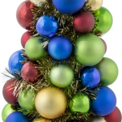 Northlight Shatterproof Ball Christmas Tree With Tinsel - 15.75" - Multicolor -Northlight Christmas northlight sm93800 4 51437.1687874896