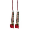 Northlight Set Of 2 Red And Green Plaid Plush Elf Leg Christmas Picks 30" -Northlight Christmas northlight sm94883 01 83321.1695830551