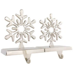 Northlight Set Of 2 Solid Silver Snowflake Cutout Christmas Metal Stocking Holders 6.5" 10 Northlight Set Of 2 Solid Silver Snowflake Cutout Christmas Metal Stocking Holders 6.5" -Northlight Christmas northlight sm94977 02 78469.1694101355