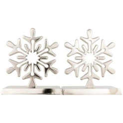 Northlight Set Of 2 Solid Silver Snowflake Cutout Christmas Metal Stocking Holders 6.5" 12 Northlight Set Of 2 Solid Silver Snowflake Cutout Christmas Metal Stocking Holders 6.5" -Northlight Christmas northlight sm94977 04 04466.1694101351