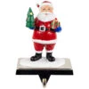 Northlight 6.25" Santa Claus With Tree And Present Christmas Stocking Holder -Northlight Christmas northlight sm94980 01 75173.1694101350