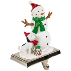 Northlight 6" Snowman And Puppy Christmas Stocking Holder -Northlight Christmas northlight sm94981 0320copy 79842.1694101351