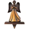 Northlight 7" Copper-tone Praying Angel Metal Christmas Stocking Holder -Northlight Christmas northlight sm94982 01 91060.1694101352
