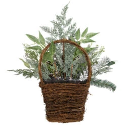 Berries And Pinecones Frosted Artificial Christmas Decoration - 28" -Northlight Christmas northlight sm95358 06 23968.1701105506