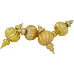 Northlight Commercial Size Shatterproof 2-Finish Finial Christmas Ornaments - Gold -10" - 4ct 11 Northlight Commercial Size Shatterproof 2-Finish Finial Christmas Ornaments - Gold -10" - 4ct -Northlight Christmas northlight sm99534 01 60419.1713212092