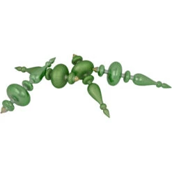 Northlight Commercial Size 2-Finish Christmas Finial Shatterproof Ornaments - Green -12" - 4ct -Northlight Christmas northlight sm99537 01 49517.1713212092