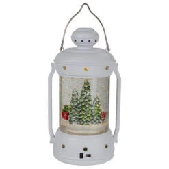 Northlight 9" White Lantern Christmas Snow Globe With Red Truck And Trees -Northlight Christmas northlight sr91081 2 85507.1606358261